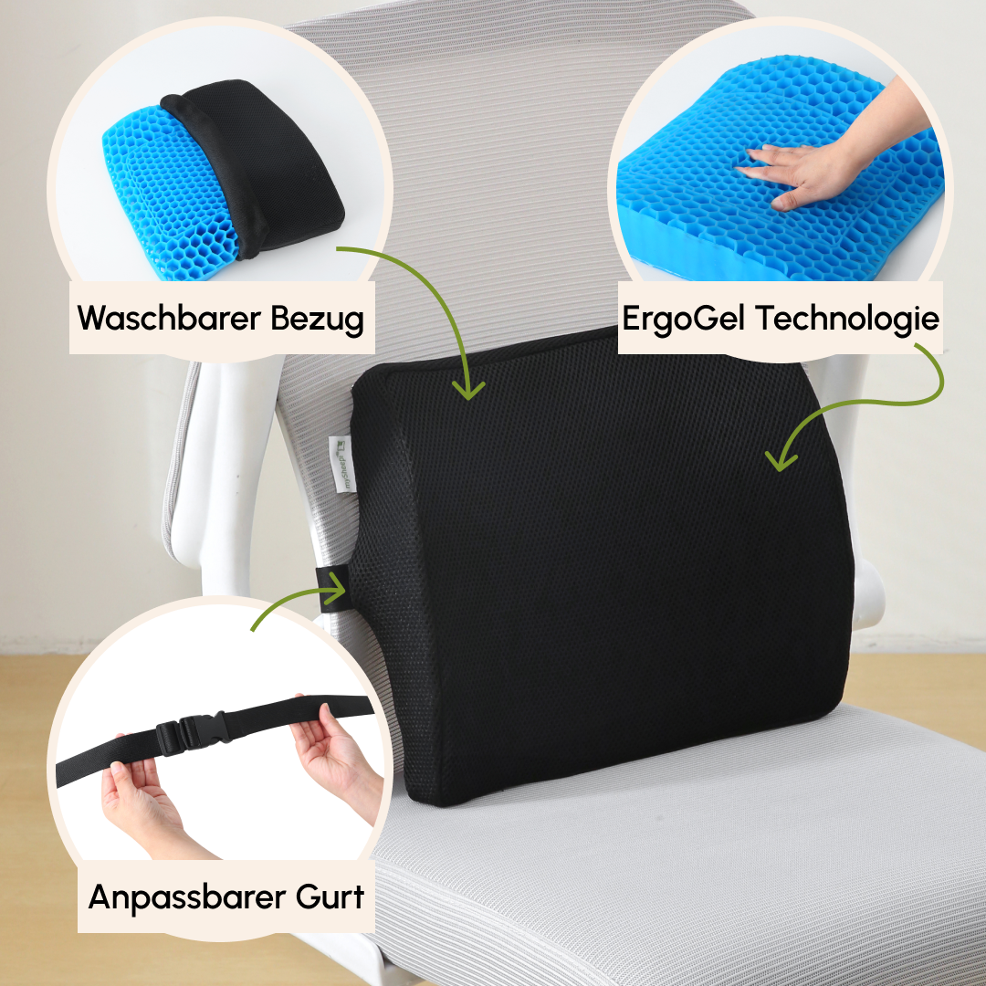 Ergonomisches Rückenstützkissen